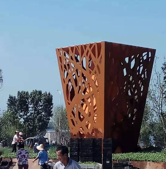 桥东耐候钢板雕塑