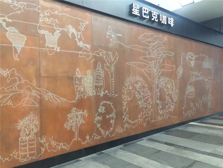 桥东耐候钢幕墙